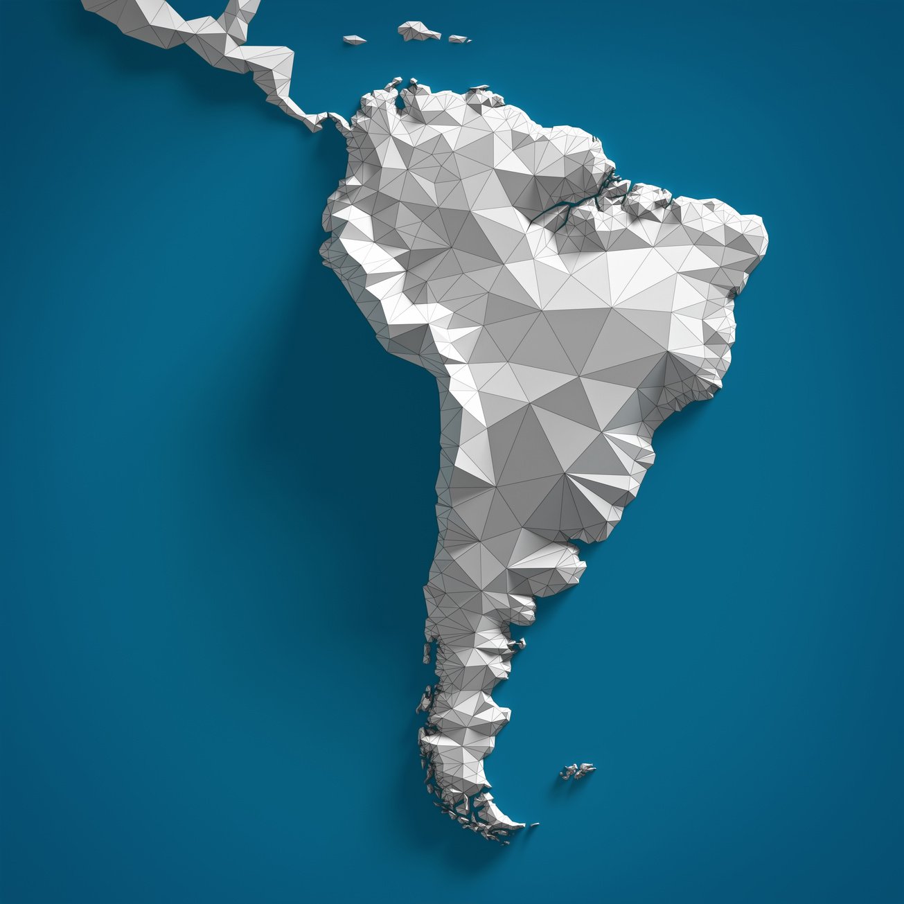 Map of South America